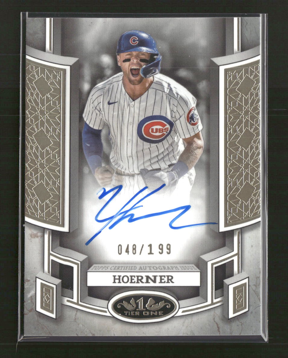 2024 Topps Tier One Break Out Auto Gold Foil Nico Hoerner #BOA-NH