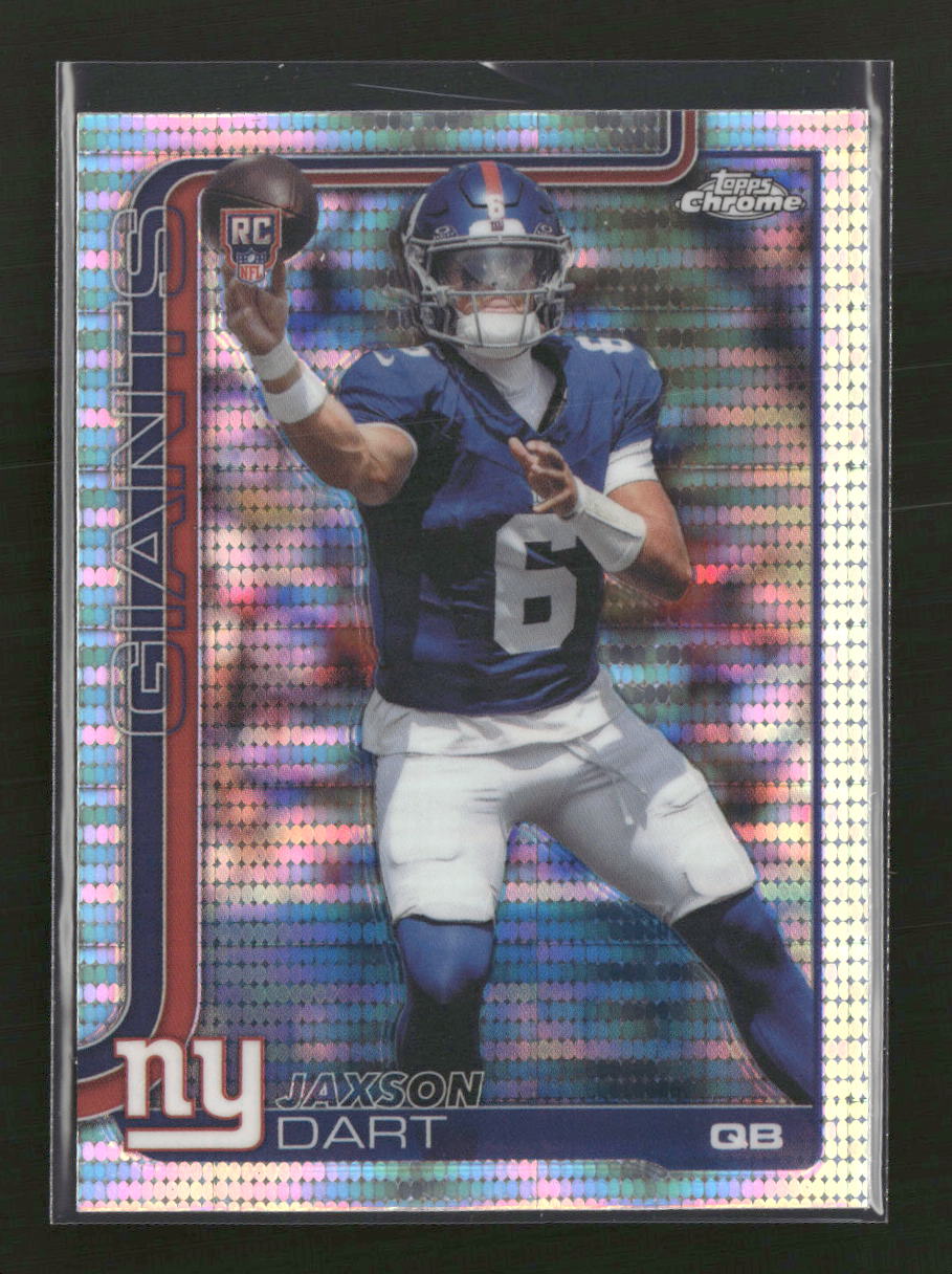 2025 Topps Chrome Pulsar Refractor Jaxson Dart Rookie #306