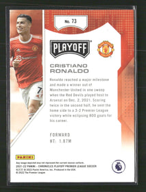 2021-22 Panini Chronicles Playoff Purple Astro Cristiano Ronaldo #73