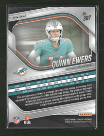 2025 Panini Prizm Black and White Checker Quinn Ewers #307