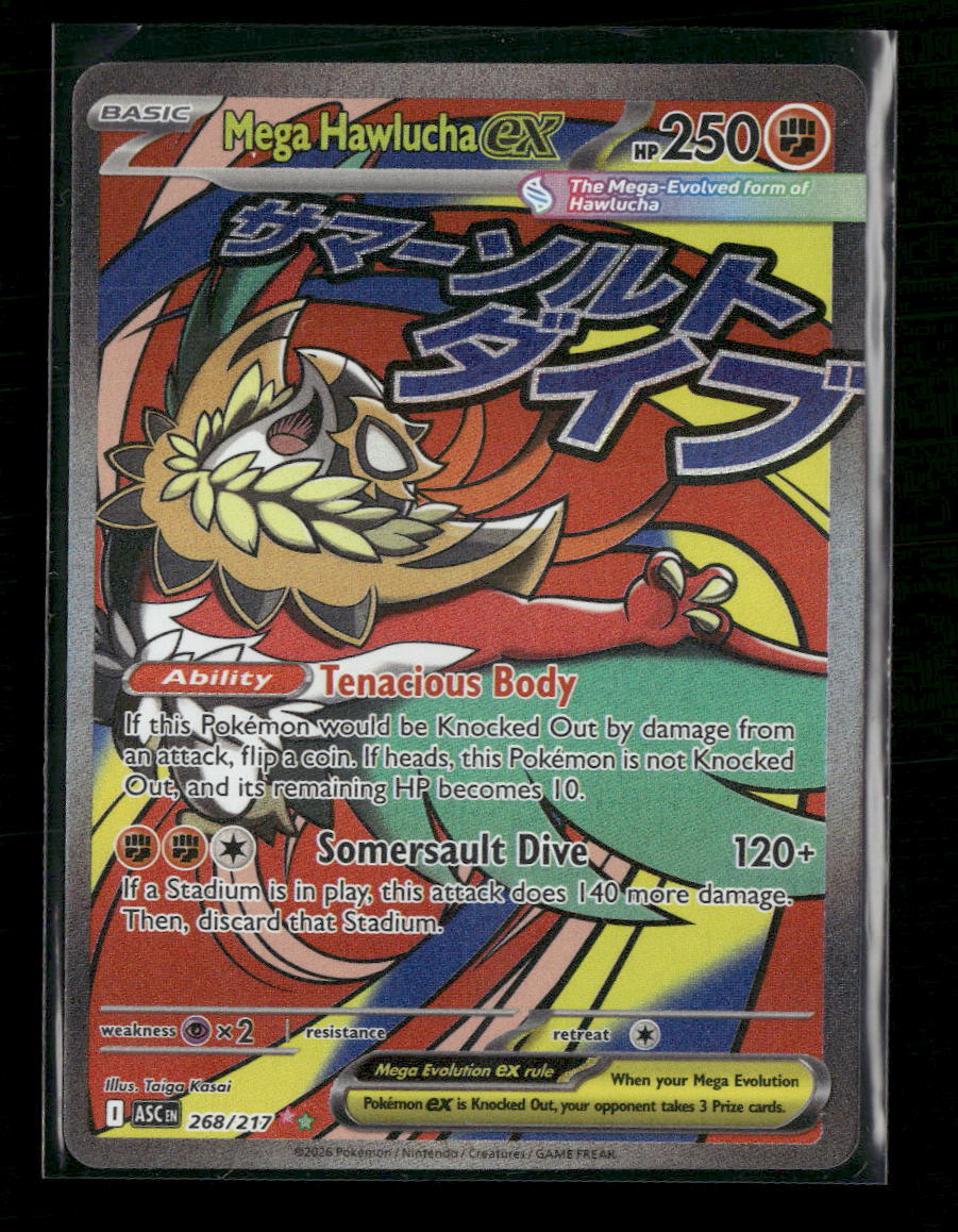 ME: Ascended Heroes Mega Hawlucha ex #268/217