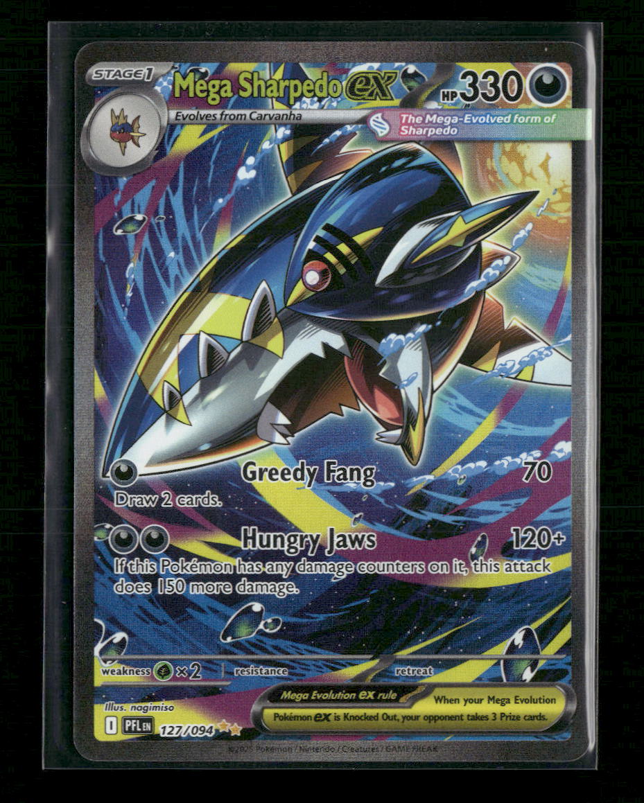 ME02: Phantasmal Flames Mega Sharpedo ex #127/094