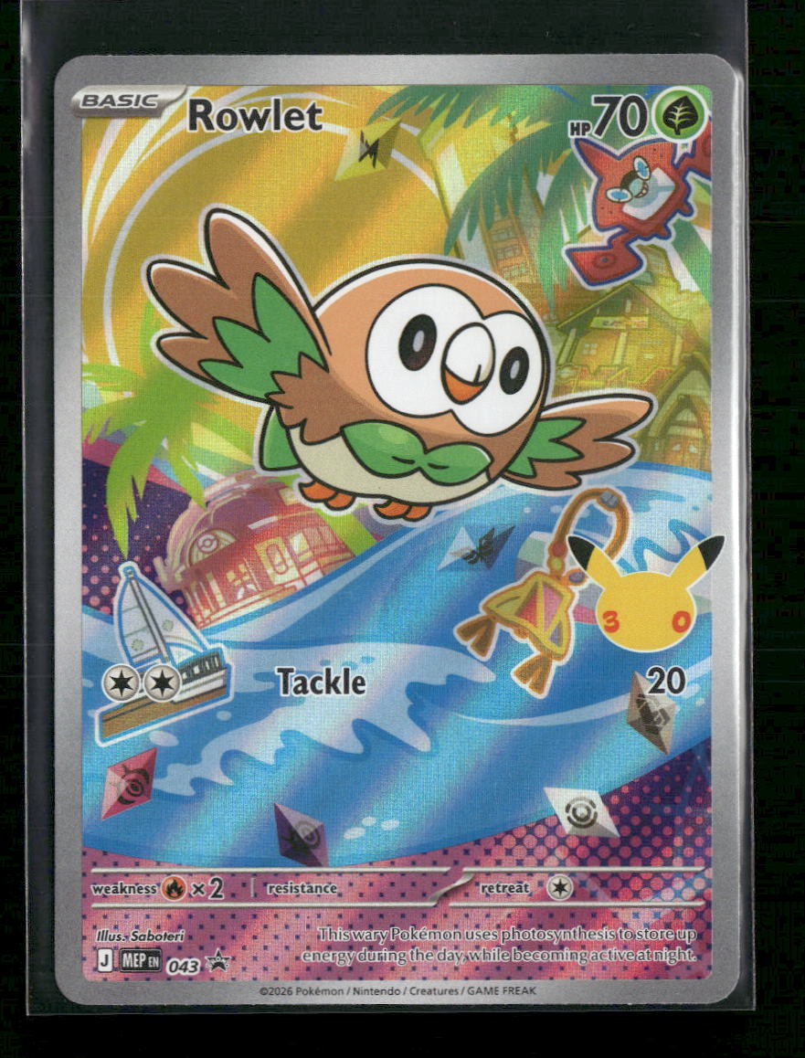 ME: Mega Evolution Promo Rowlet #043