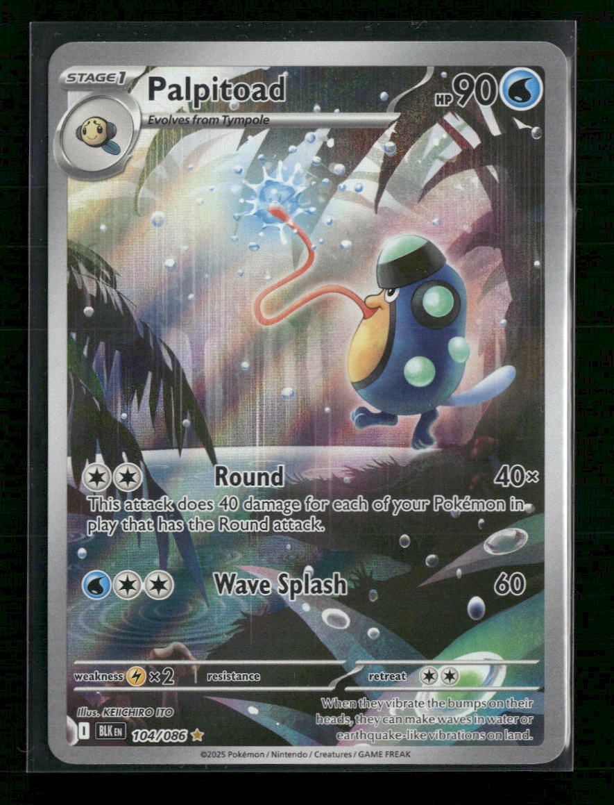 SV: Black Bolt Palpitoad #104/086