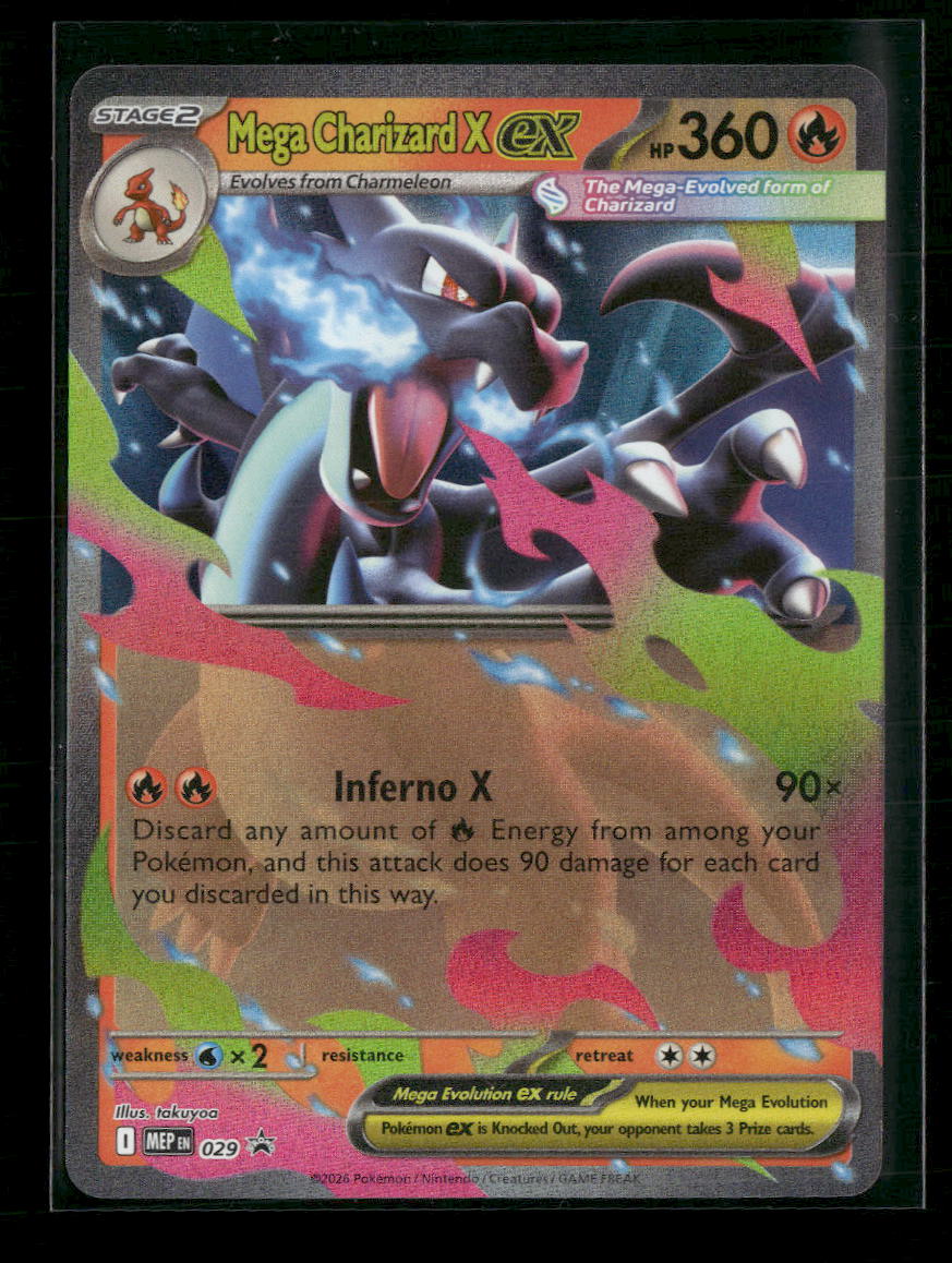 ME: Mega Evolution Promo Mega Charizard X ex #029