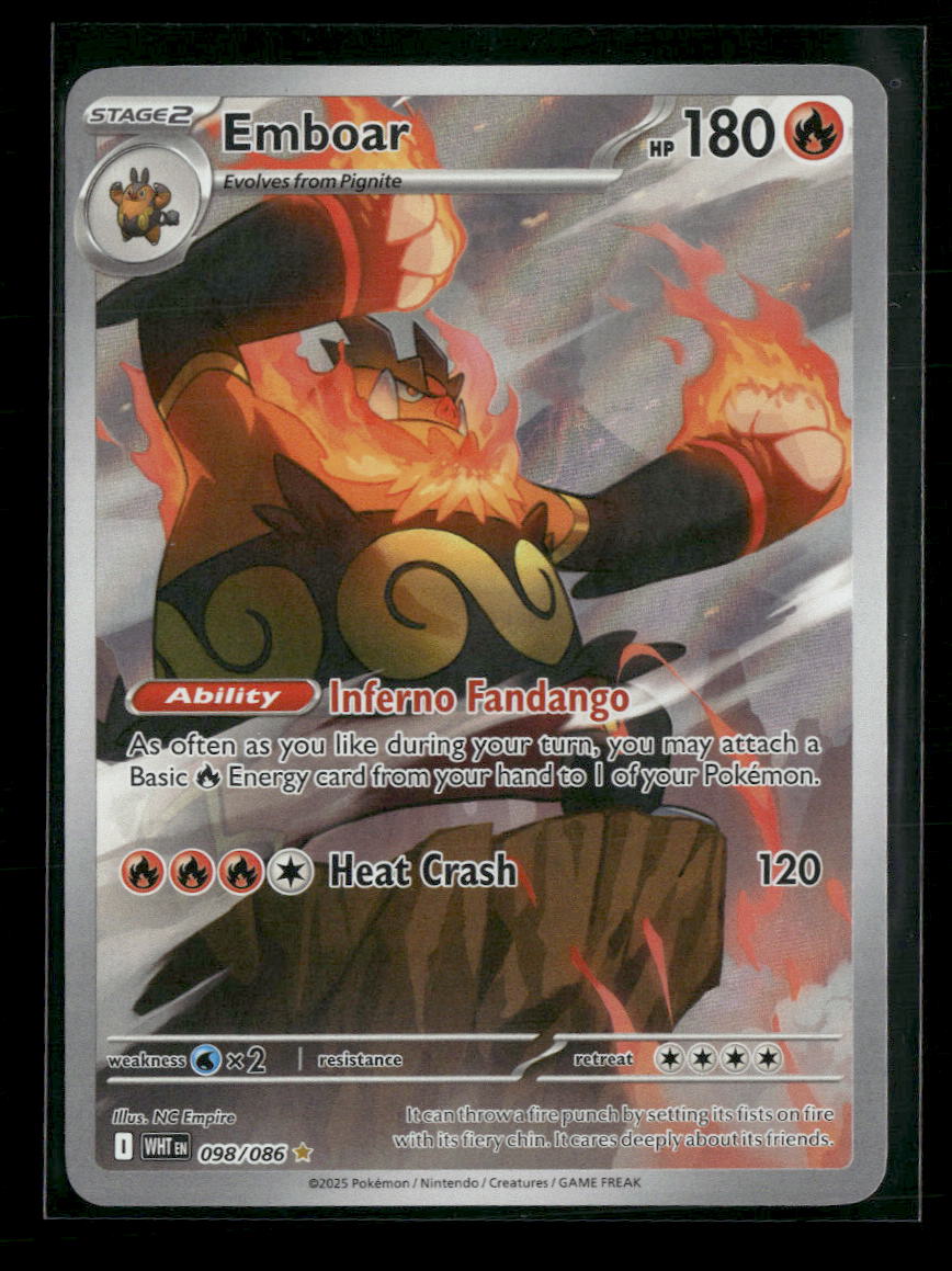 SV: White Flare Emboar #098/086