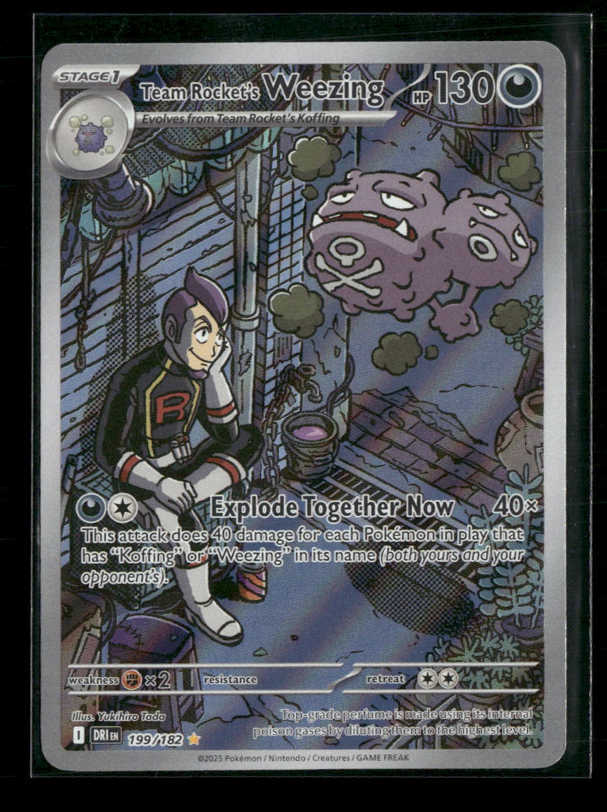 SV10: Destined Rivals Team Rocket's Weezing #199/182