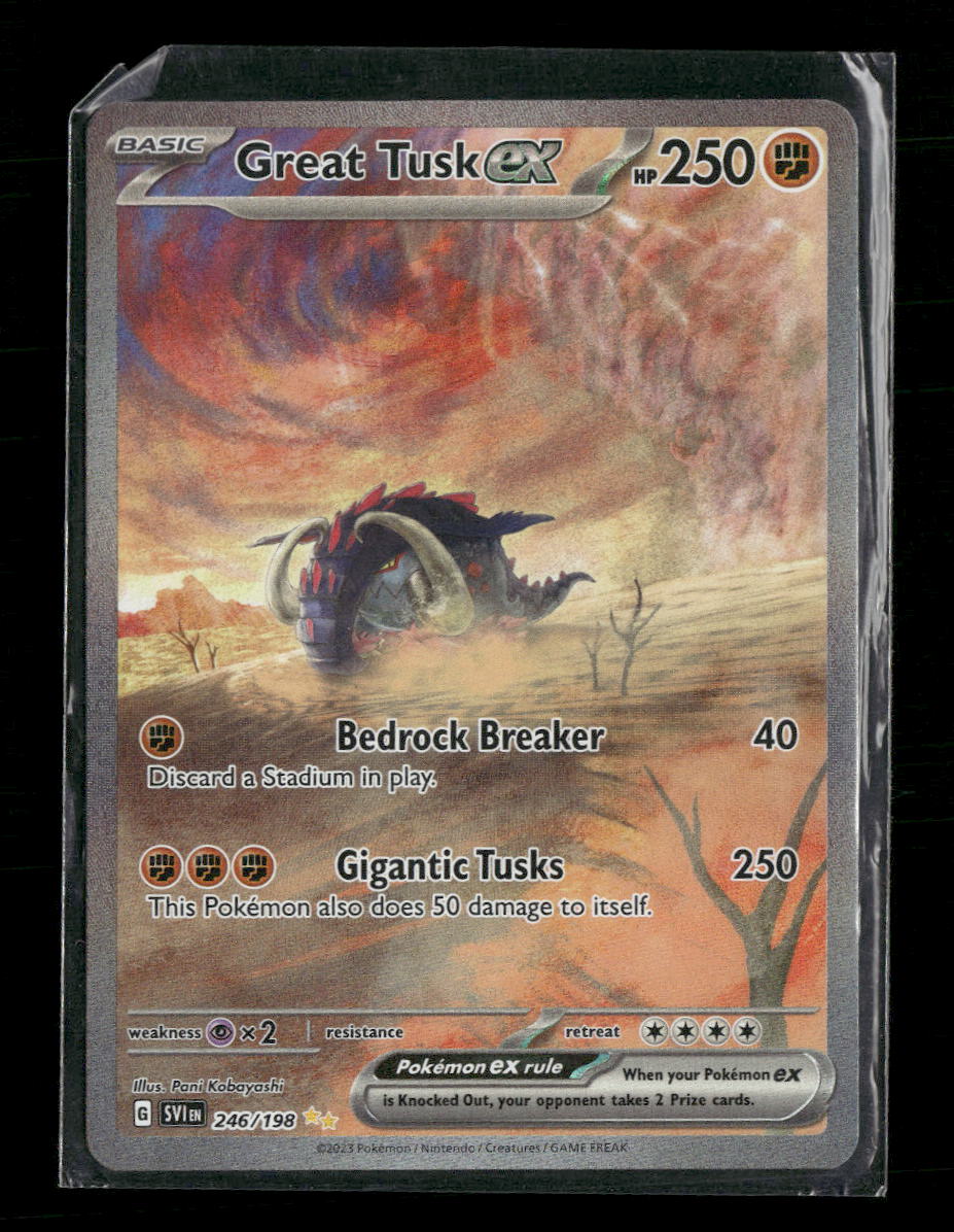 SV01: Scarlet & Violet Base Set Great Tusk ex #246/198