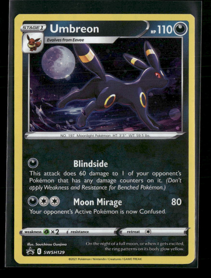 SWSH: Sword & Shield Promo Cards Umbreon #SWSH129