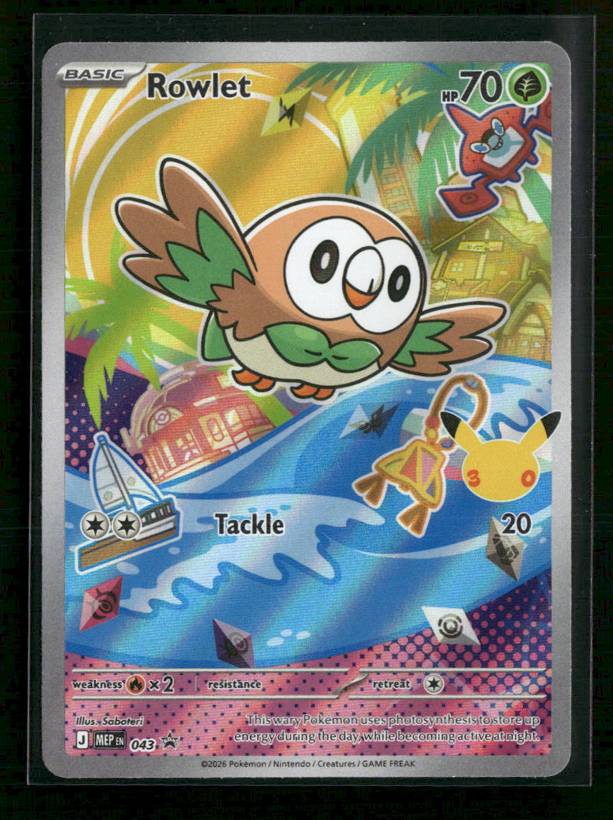 ME: Mega Evolution Promo Rowlet #043