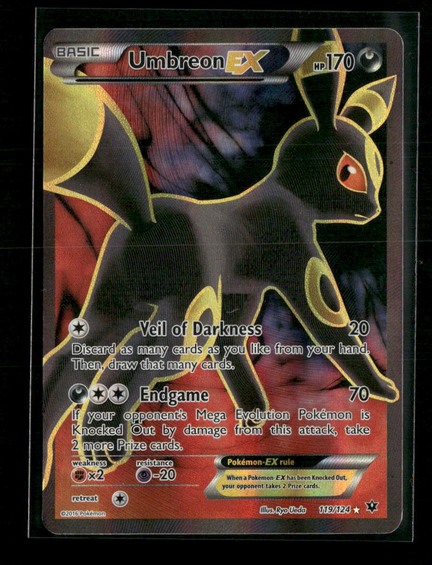 XY - Fates Collide Umbreon EX (Full Art) #119/124
