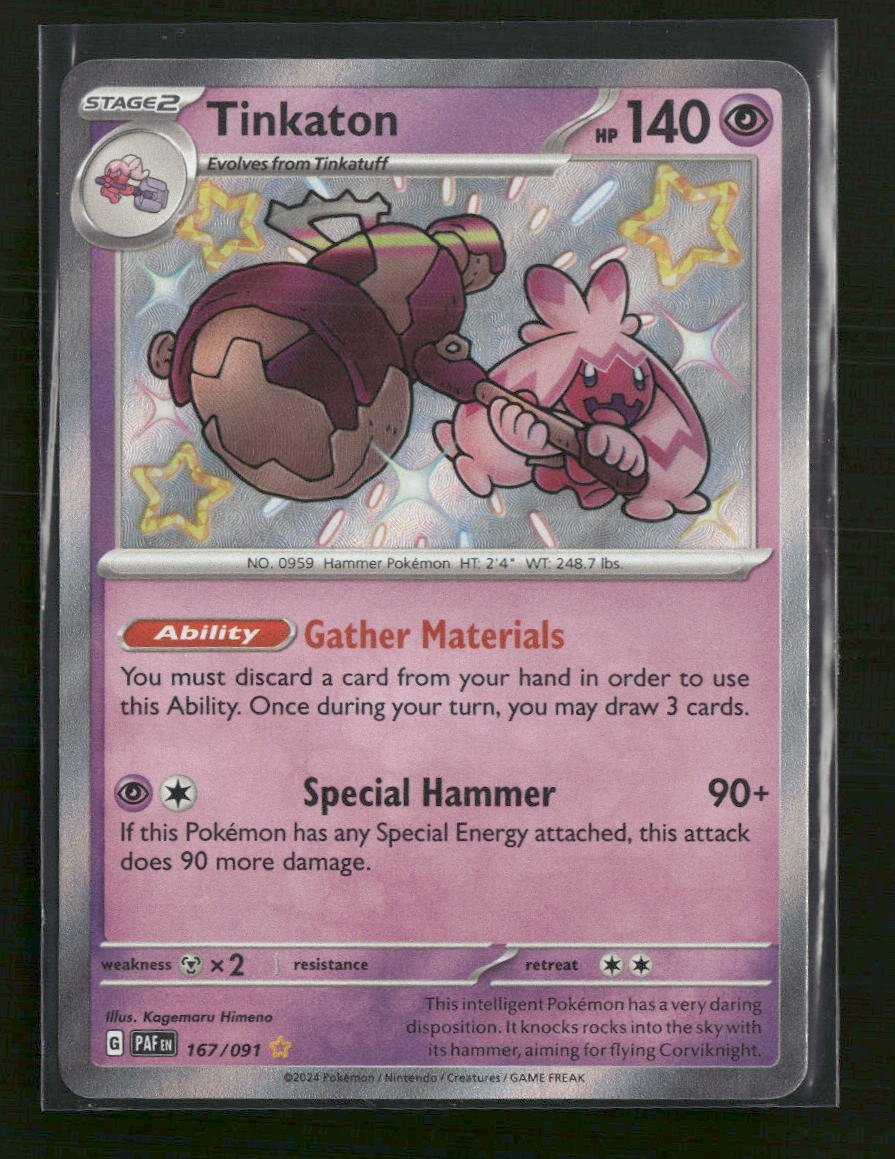 SV: Paldean Fates Tinkaton #167/091