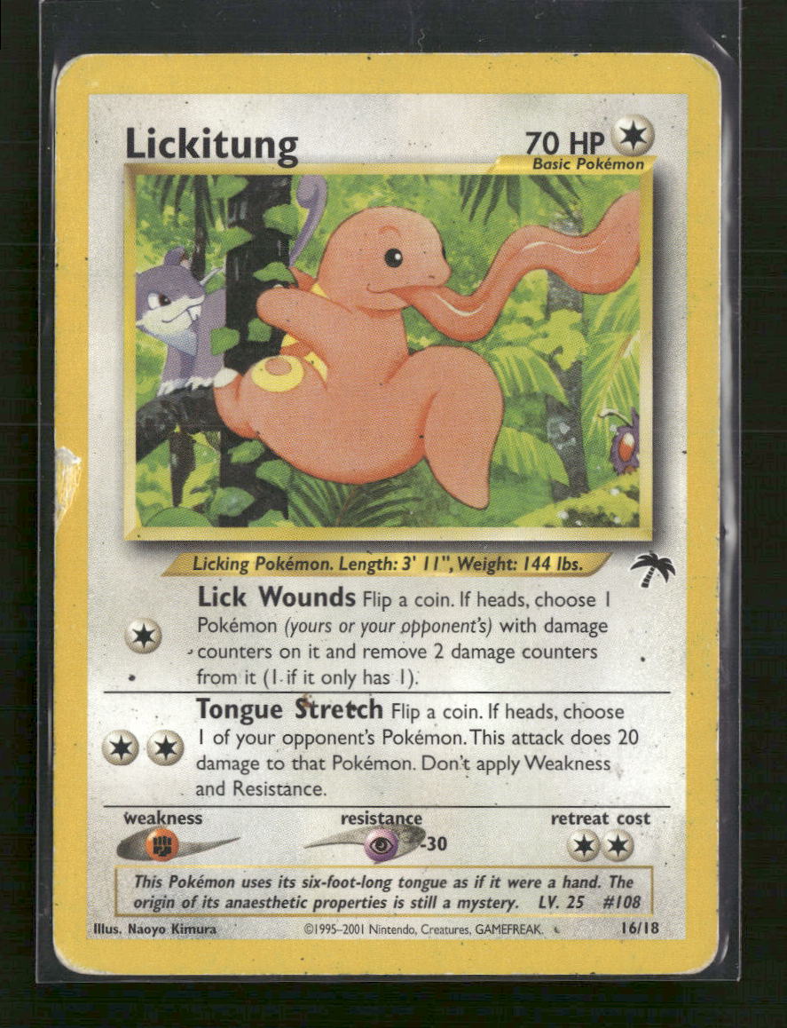 Southern Islands Lickitung #16/18 damaged