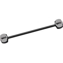 Black Plated Licensed Green Lantern Logo Industrial Barbell 35mm