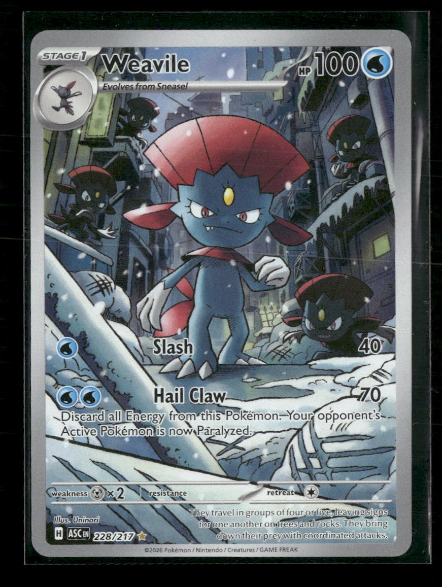 ME: Ascended Heroes Weavile #228/217