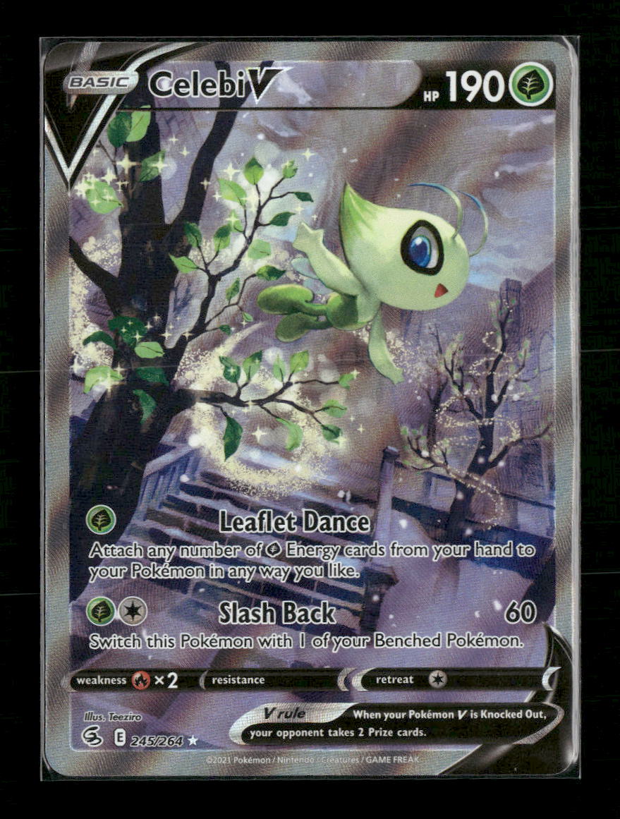 SWSH08: Fusion Strike Celebi V (Alternate Full Art) #245/264