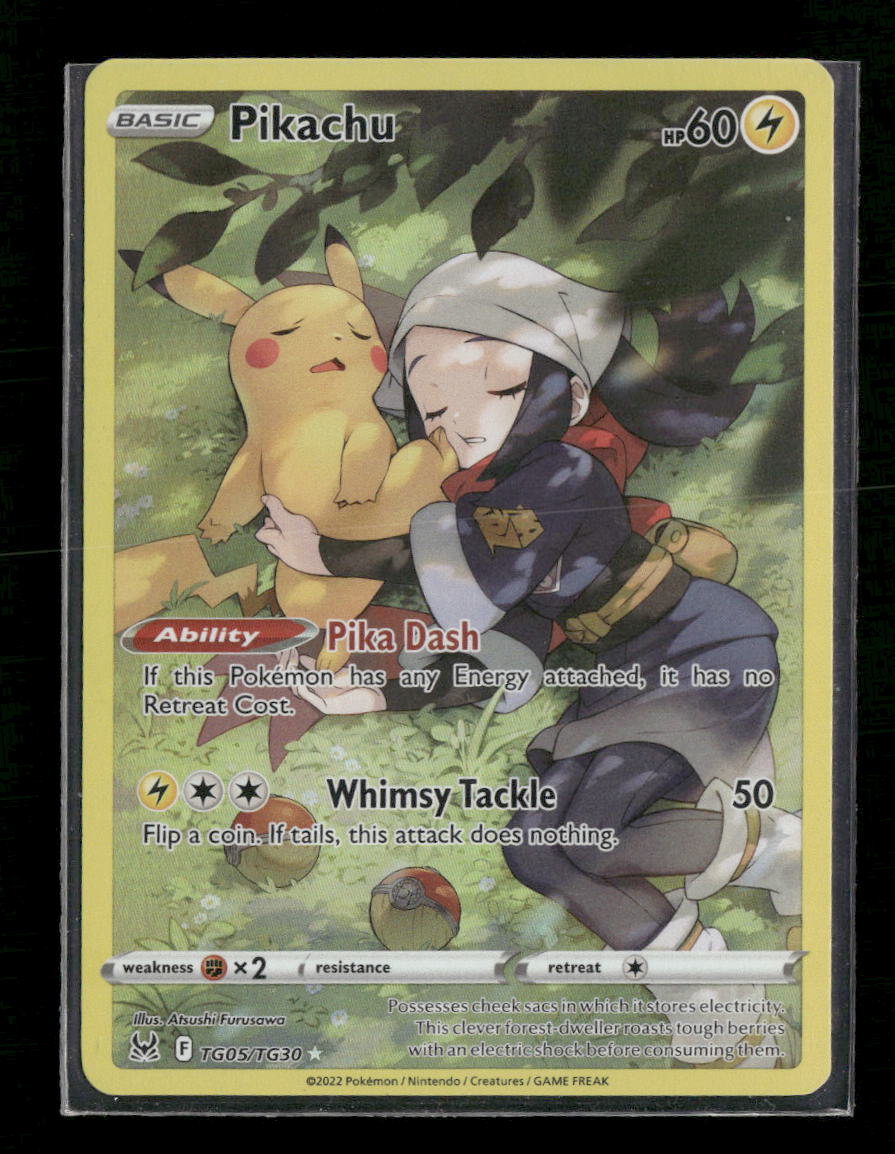 SWSH11: Lost Origin Trainer Gallery Pikachu #TG05/TG30