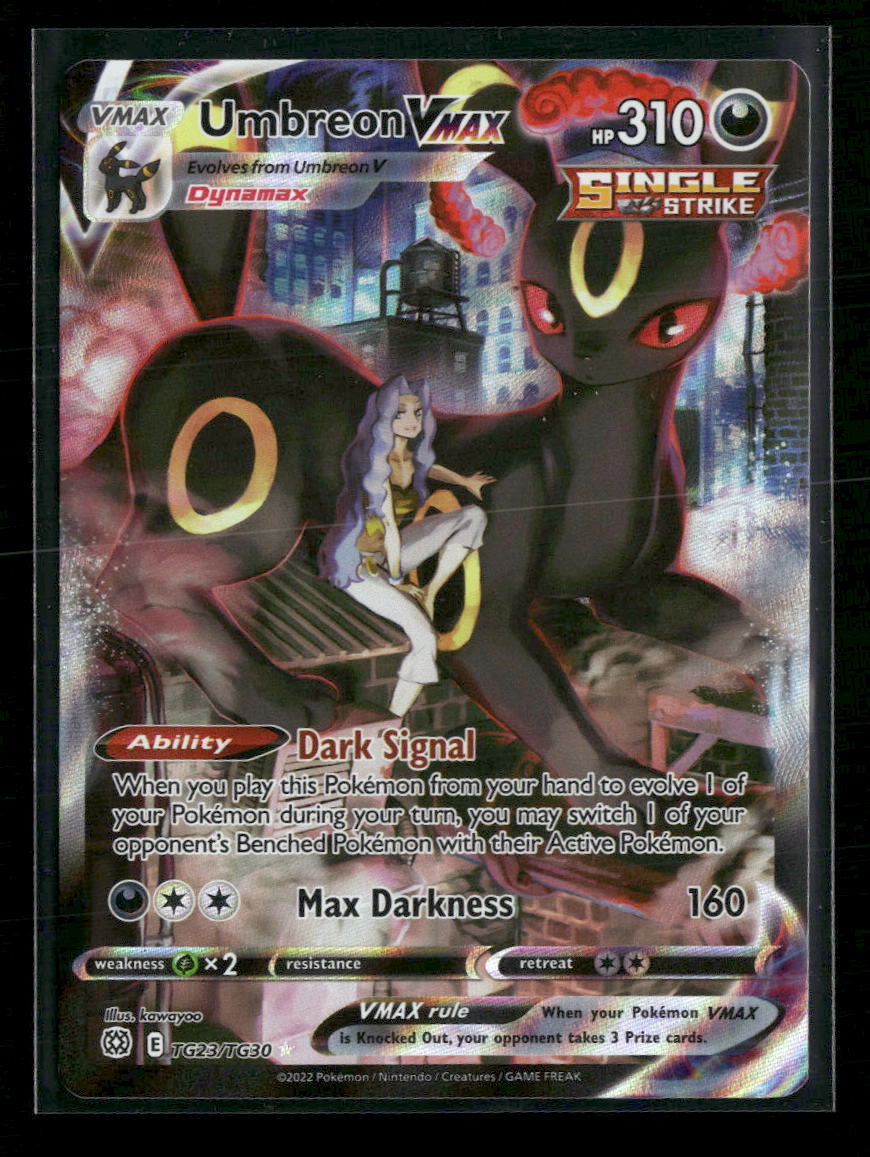 SWSH09: Brilliant Stars Trainer Gallery Umbreon VMAX #TG23/TG30