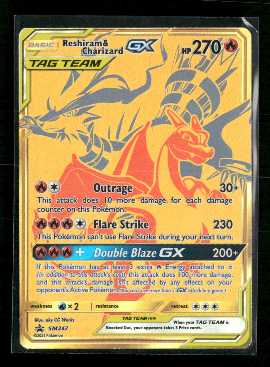 SM Promos Reshiram & Charizard GX #SM247