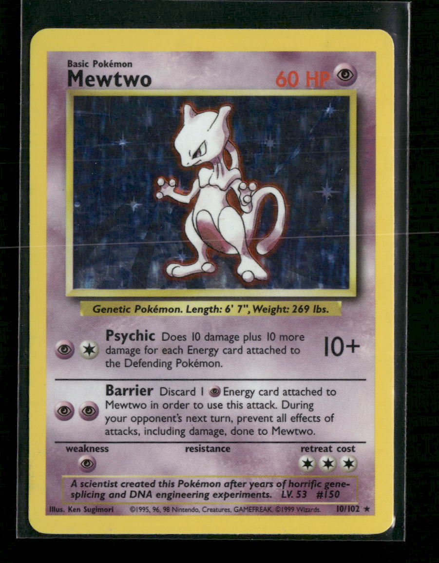 Base Set Mewtwo #010/102