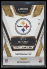 2025 Panini Select Rookie Swatches Gold Prizm Will Howard #/10 #RSW-WHD