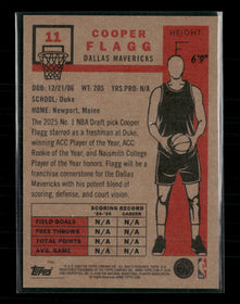 2025-26 Topps Living Cooper Flagg #11