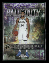 2025-26 Topps C Ball of Duty Purple Refractor Giannis Antetokounmpo #/75 #BD-4