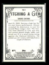 2022 Topps Allen & Ginter Pitching a Gem Shohei Ohtani #PAG-9