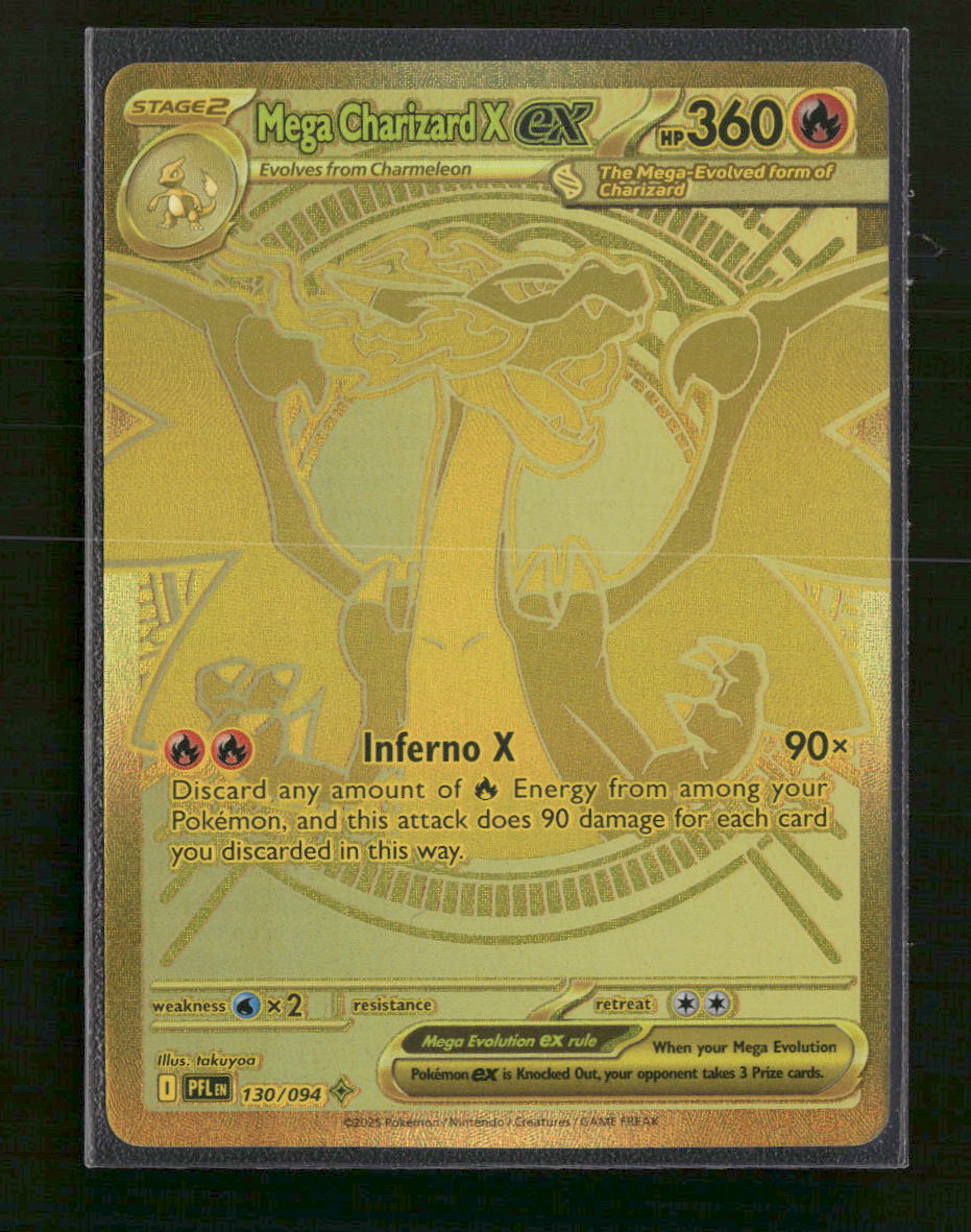 ME02: Phantasmal Flames Mega Charizard X ex #130/094