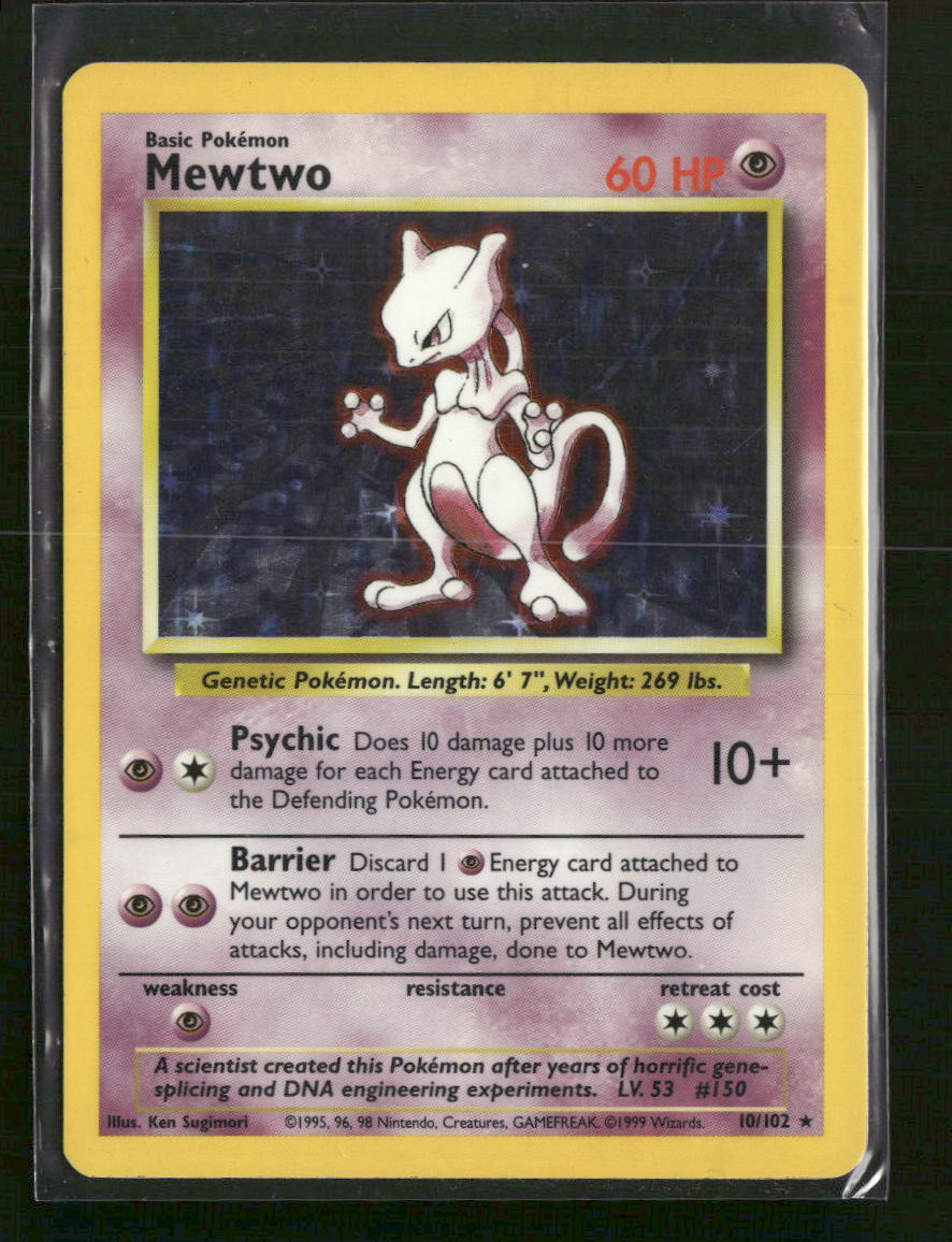 Base Set Mewtwo #010/102
