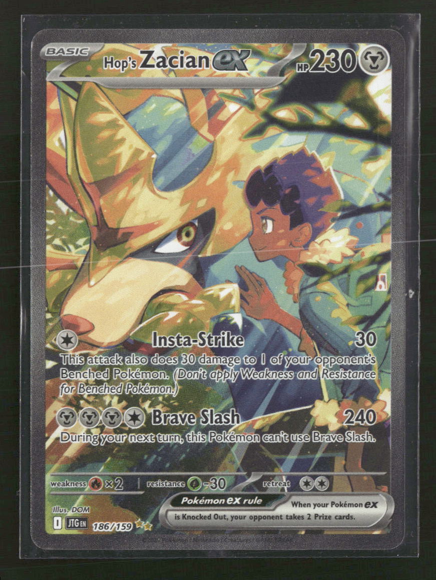 SV09: Journey Together Hop's Zacian ex #186/159