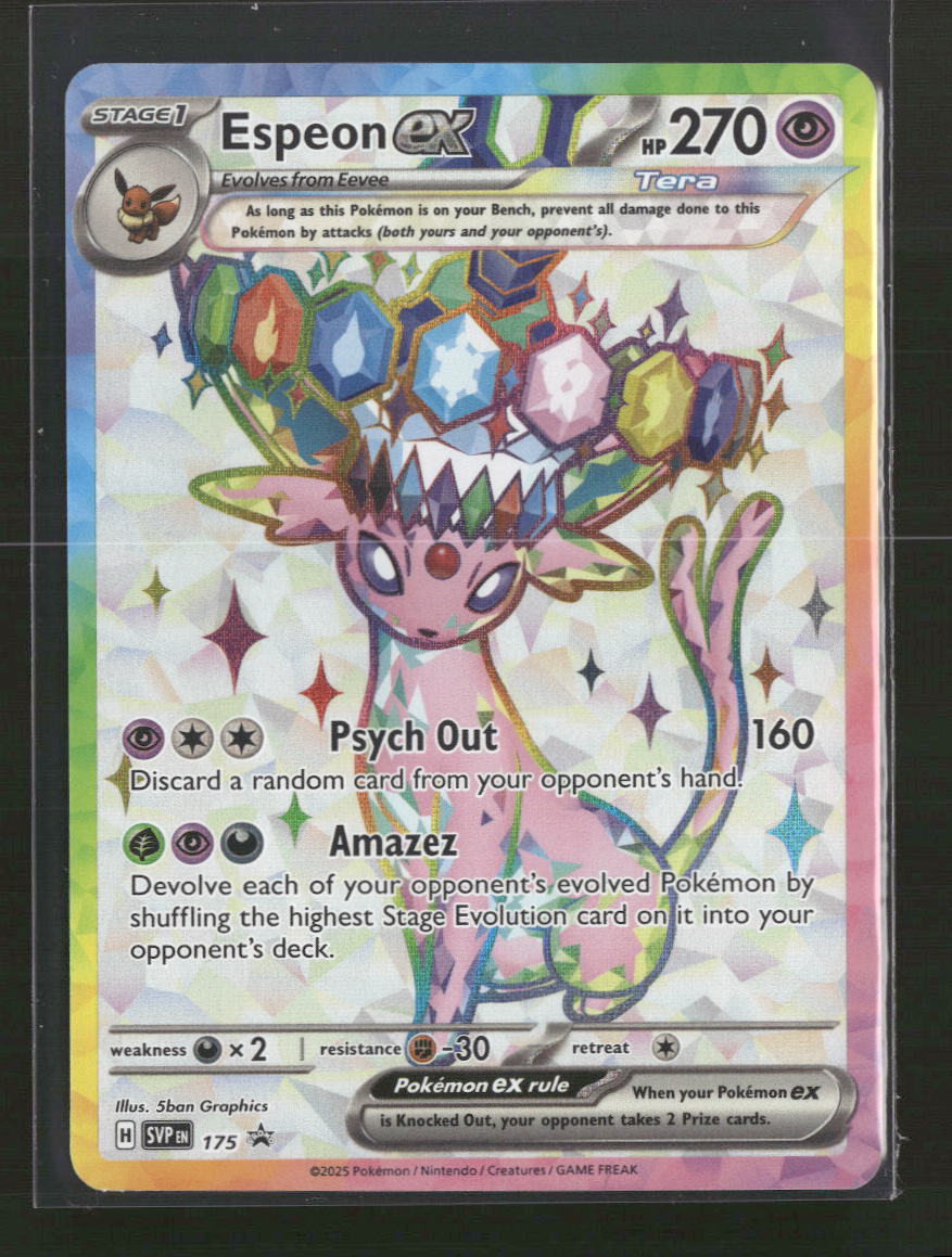 SV: Scarlet & Violet Promo Cards Espeon ex #SVP 175