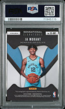 2019 Panini Prizm Sensational Signatures Ja Morant 9 Auto PSA #JMT