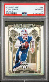 2024 Panini Mosaic Money Josh Allen PSA 10 #24