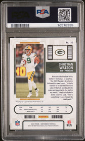 2022 Panini Contenders Autograph Christian Watson 10 Auto PSA #110