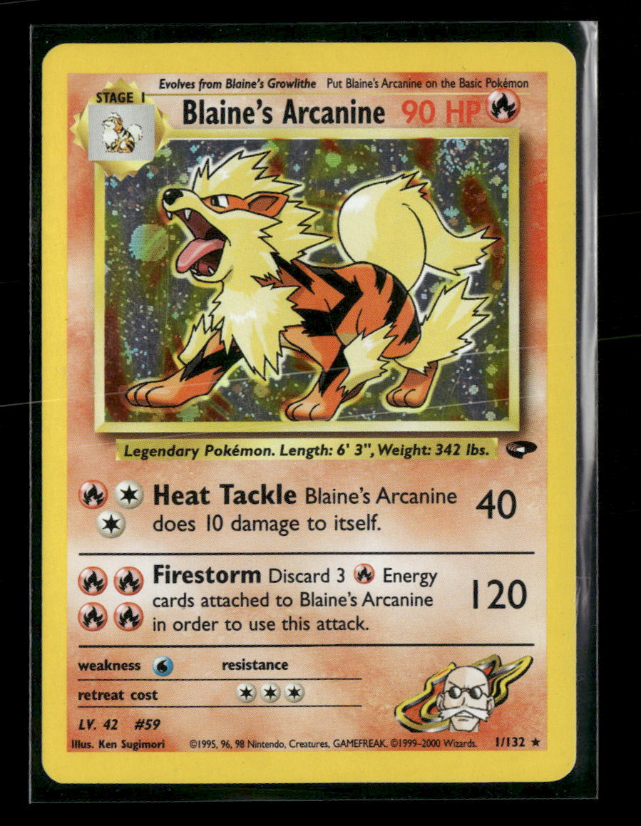 Gym Challenge Blaine's Arcanine #001/132