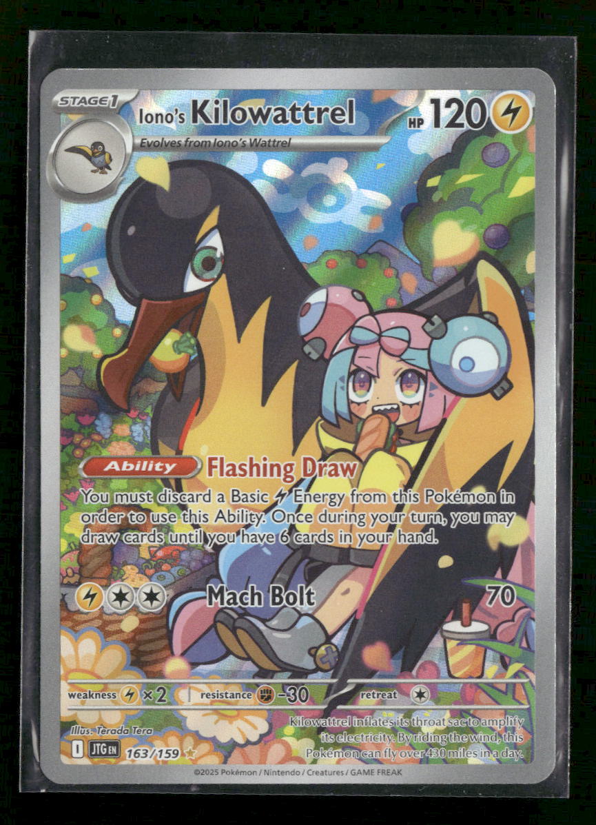 SV09: Journey Together Iono's Kilowattrel #163/159