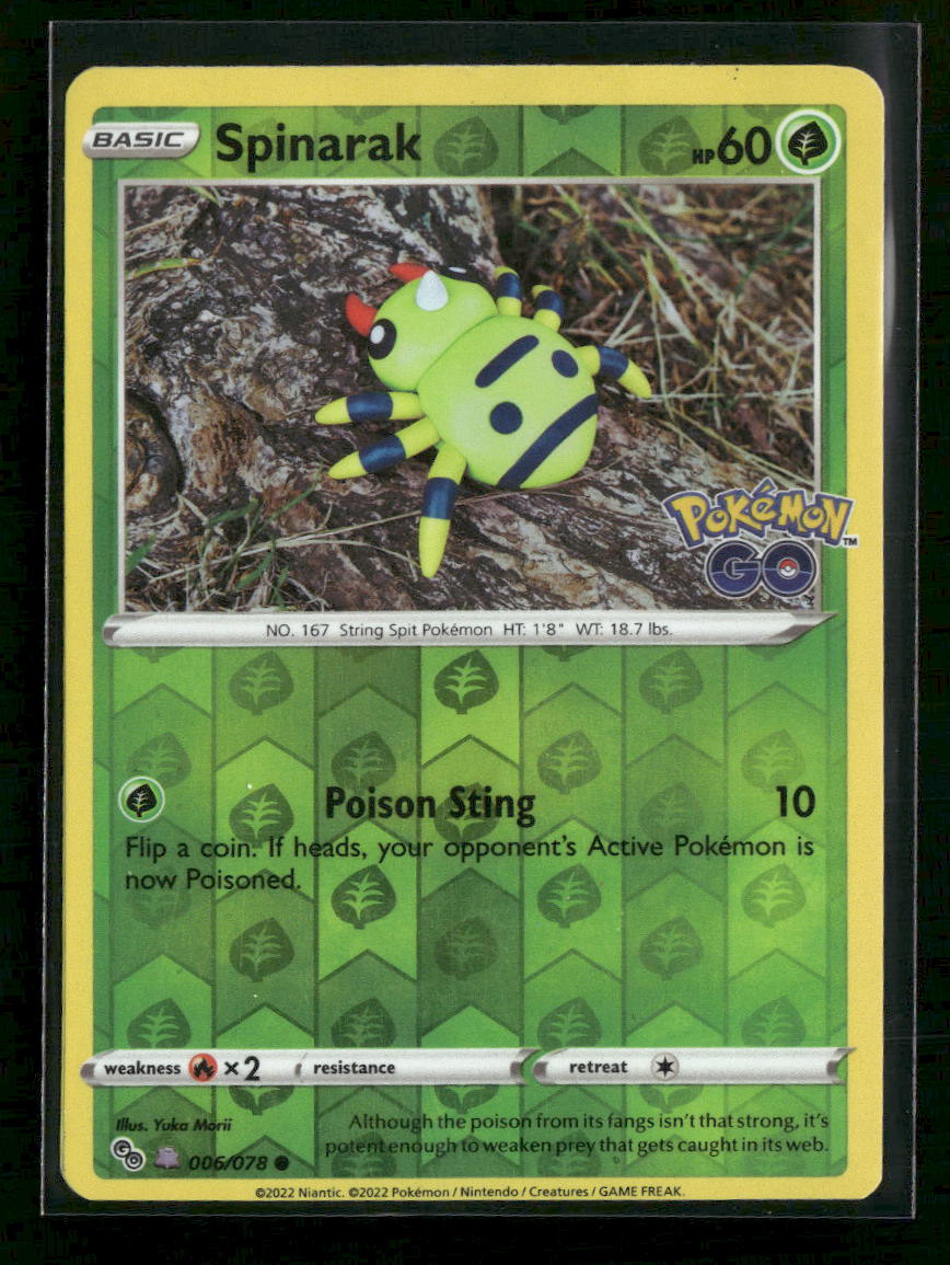 Pokemon GO Spinarak (Peelable Ditto) #006/078