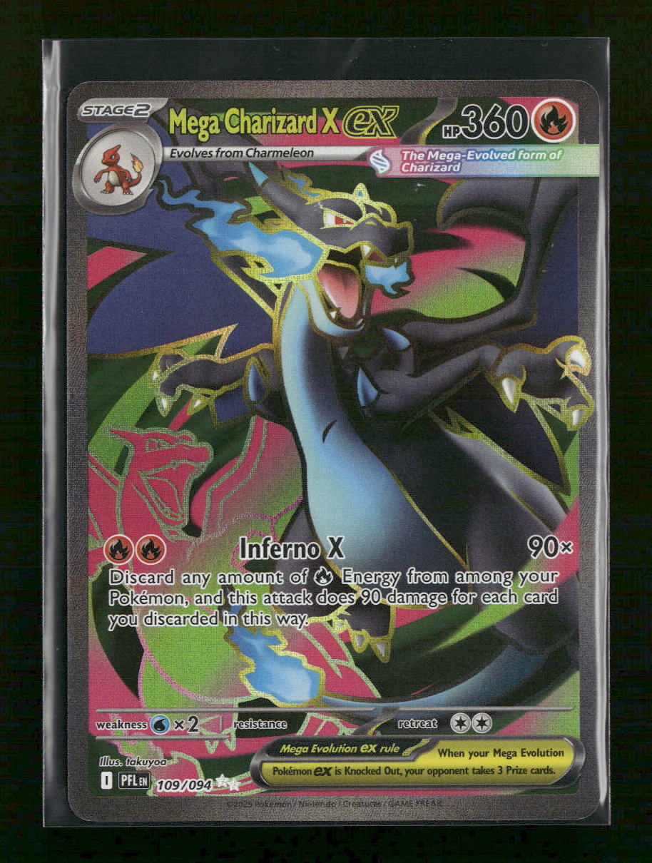 ME02: Phantasmal Flames Mega Charizard X ex #109/094