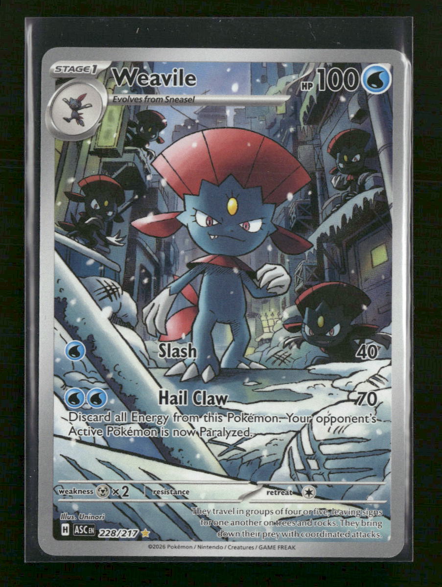 ME: Ascended Heroes Weavile #228/217