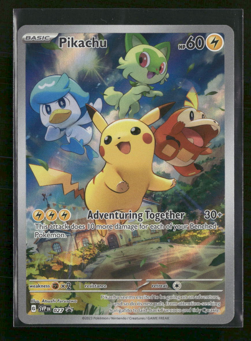 SV: Scarlet & Violet Promo Cards Pikachu #027