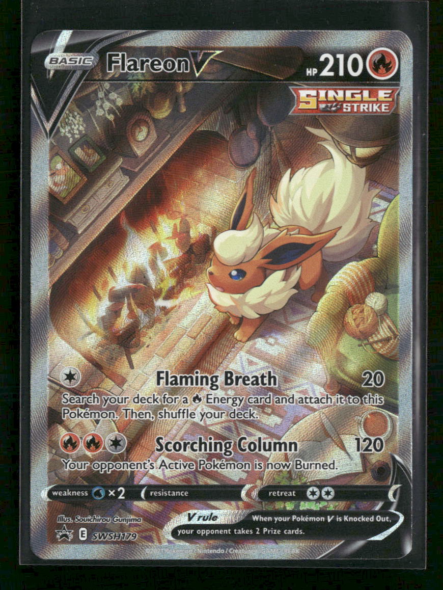 SWSH: Sword & Shield Promo Cards Flareon V #SWSH179