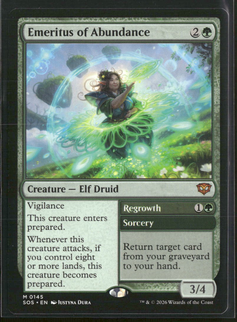 Secrets of Strixhaven Emeritus of Abundance #145
