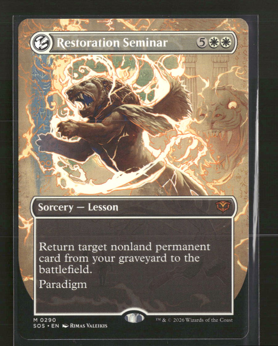 Secrets of Strixhaven Restoration Seminar (Borderless) #290
