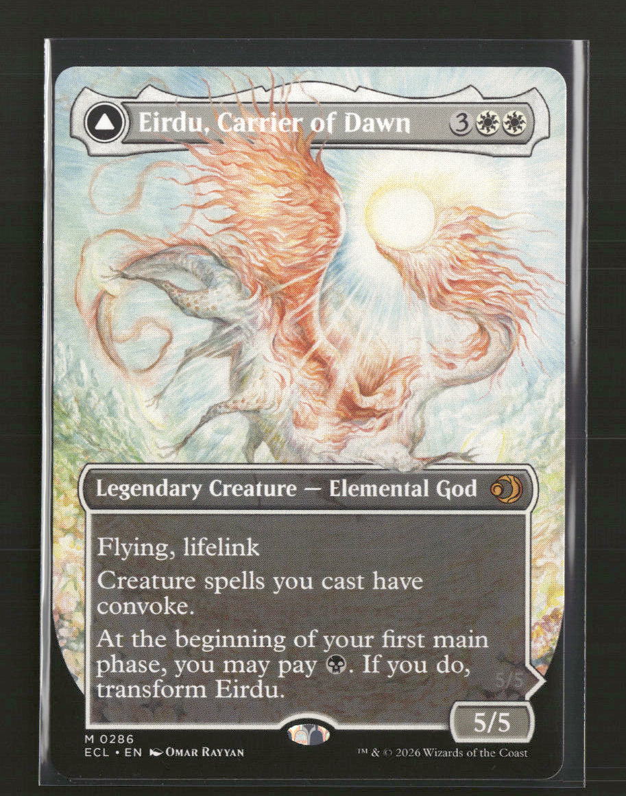 Lorwyn Eclipsed Eirdu, Carrier of Dawn (Borderless) #286