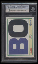 1990 Score Bo Jackson FB/BB 8.5 BGS #697