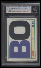 1990 Score Bo Jackson FB/BB 8.5 BGS #697