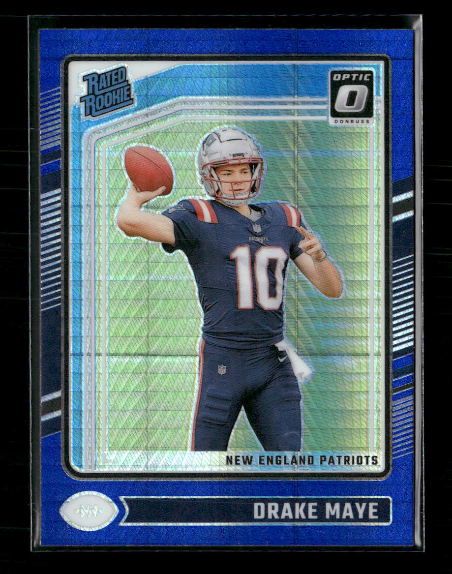 2024 Donruss Optic Blue Hyper Drake Maye #229