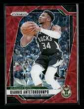 2024-25 Panini Prizm Prizms Red Scope Giannis Antetokounmpo #85