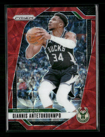 2024-25 Panini Prizm Prizms Red Scope Giannis Antetokounmpo #85